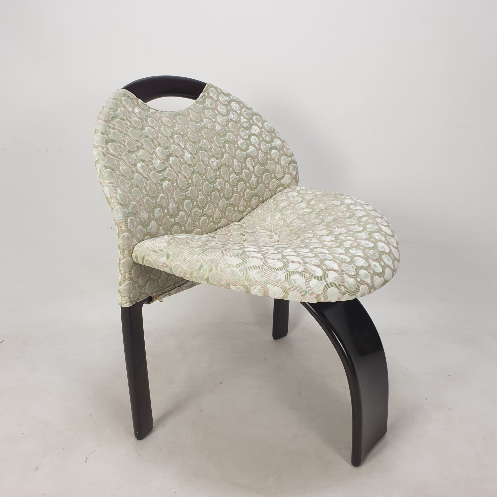 Ensemble de 4 chaises Giovanni Offredi Sail par Saporiti Italie 1973