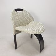 Ensemble de 4 chaises Giovanni Offredi Sail par Saporiti Italie 1973