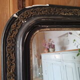 Black mirror Louis Philippe style, 104x79 cm