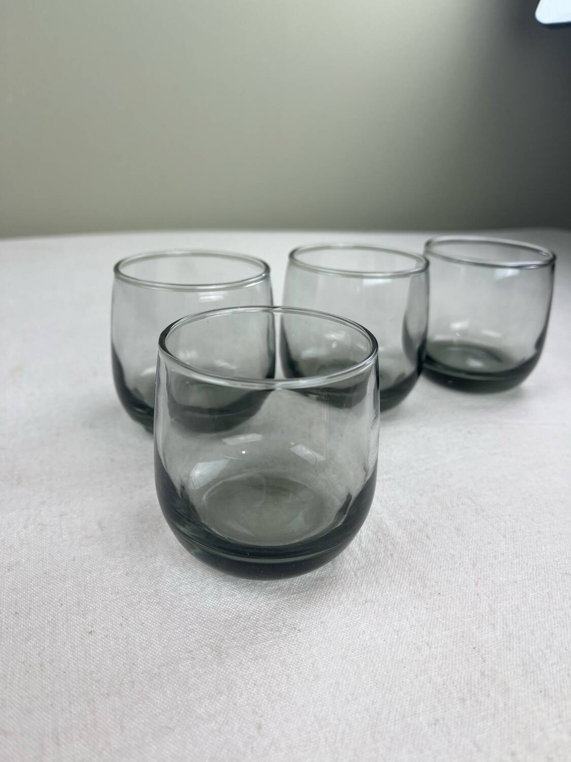 Vintage grey glass