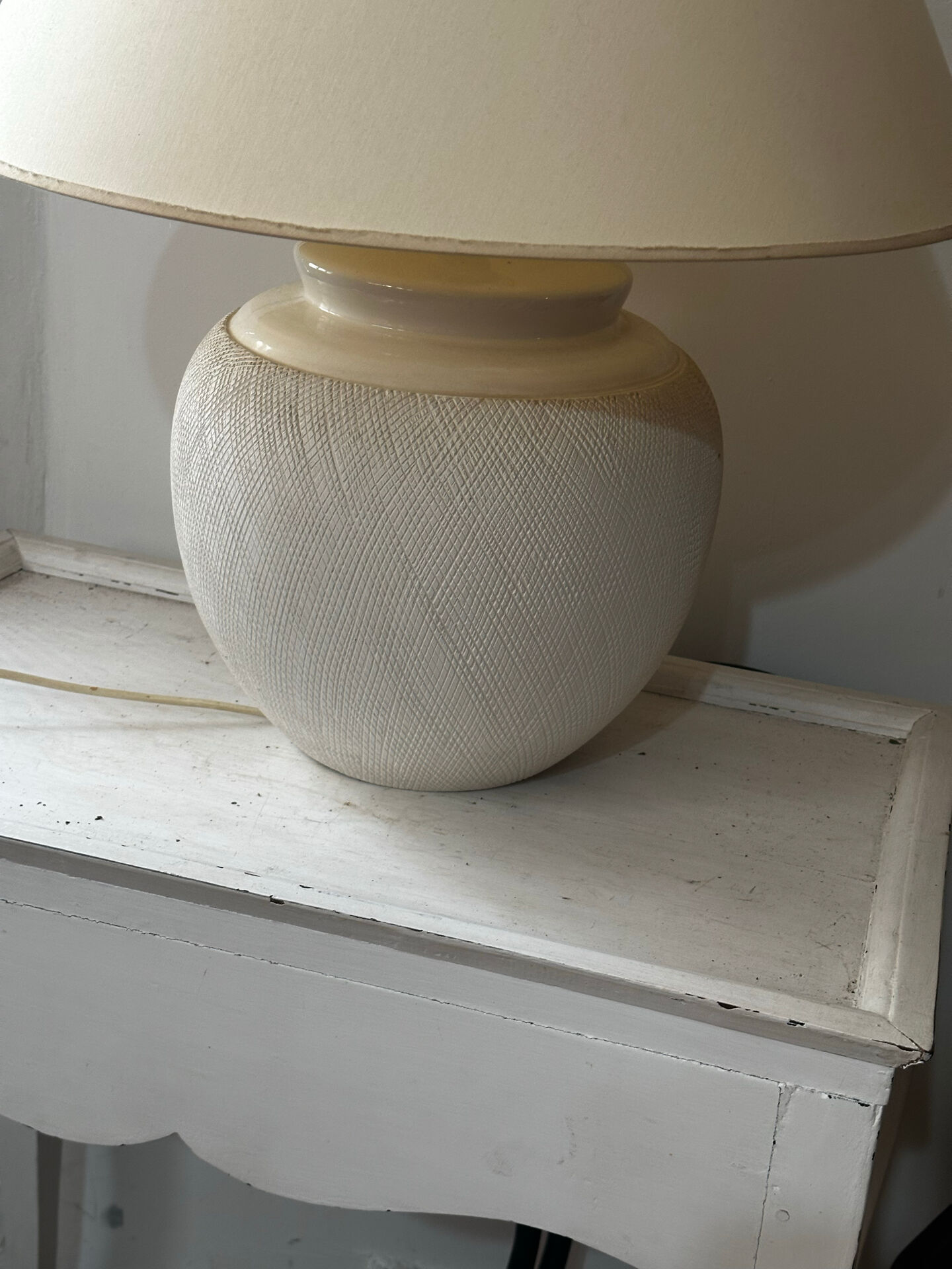 Ceramic lamp from the 80s