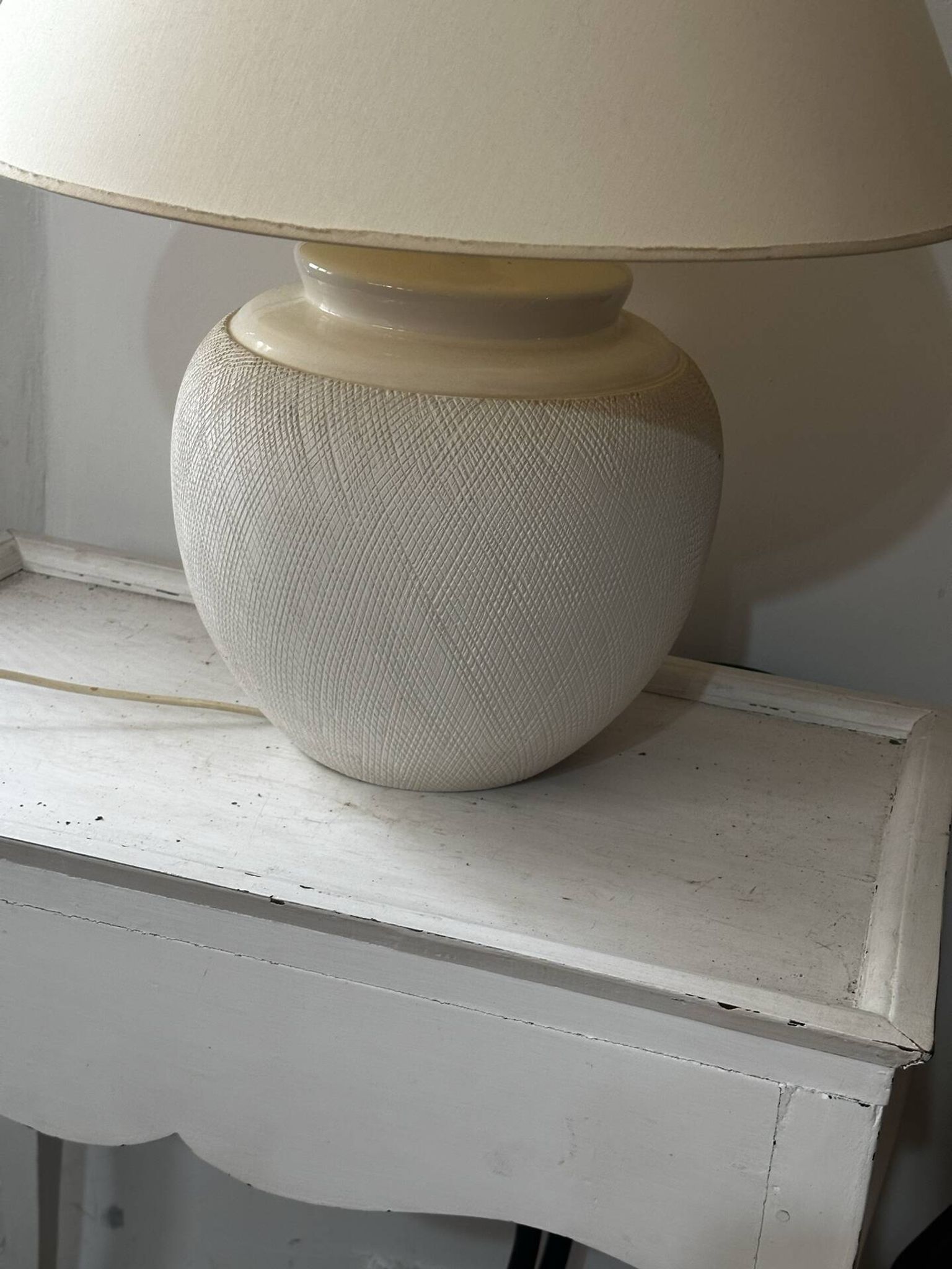 Ceramic lamp from the 80s