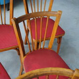 Set of 6 Bistro Baumann chairs