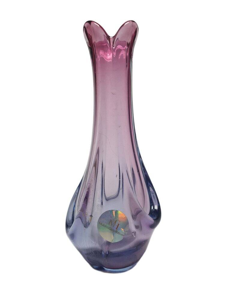 Italian vase in Murano glass from Mandruzzato, 1950s