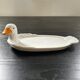 Plat canard en porcelaine