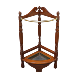 Stand de parapluie d'acajou d'arts et d'artisanat