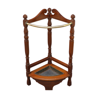 Arts and crafts mahogany umbrella stand