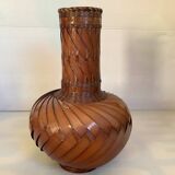 Large bamboo ikebana vase