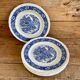 6 Staffordshire England “countryside” dinner plates