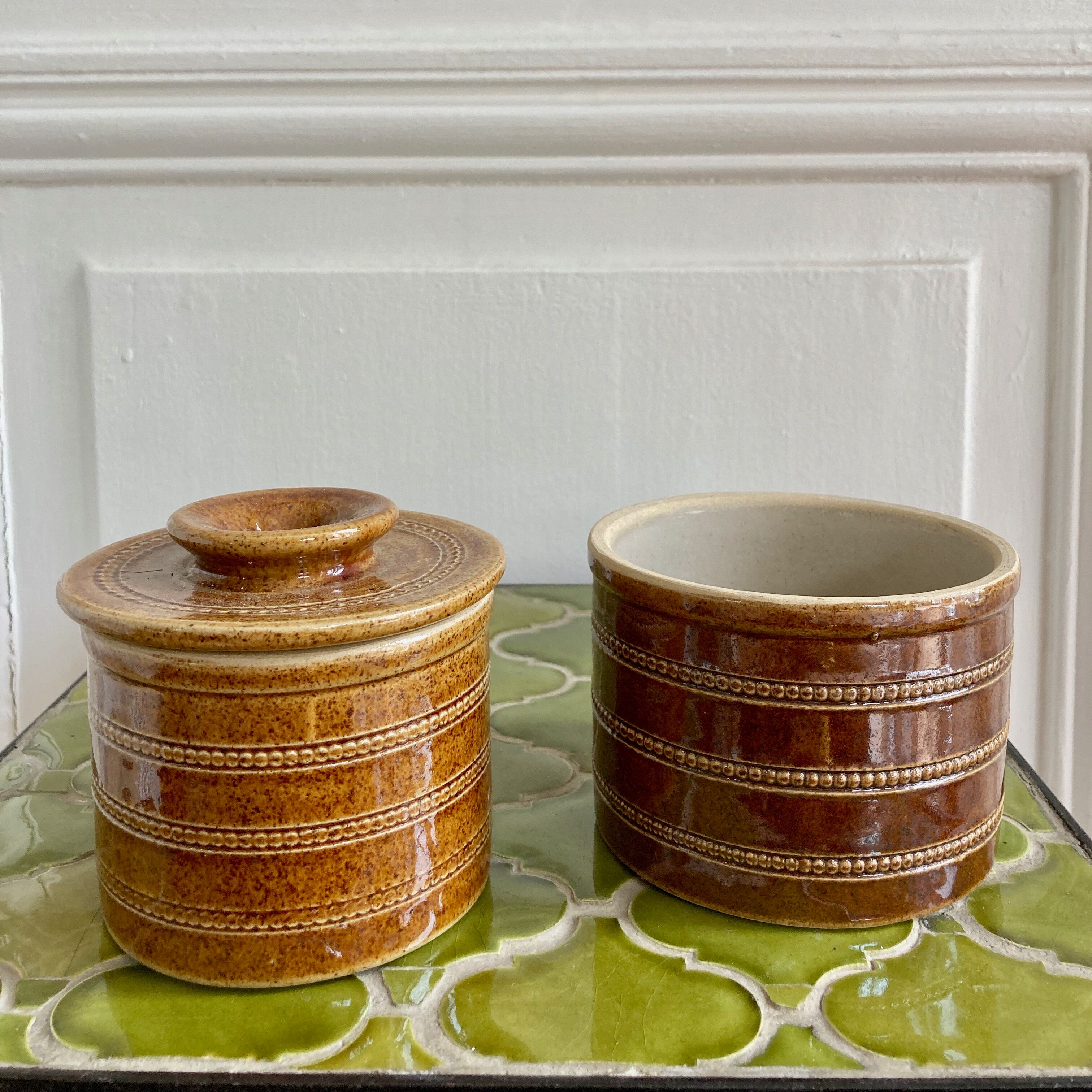 Butter ceramic pots