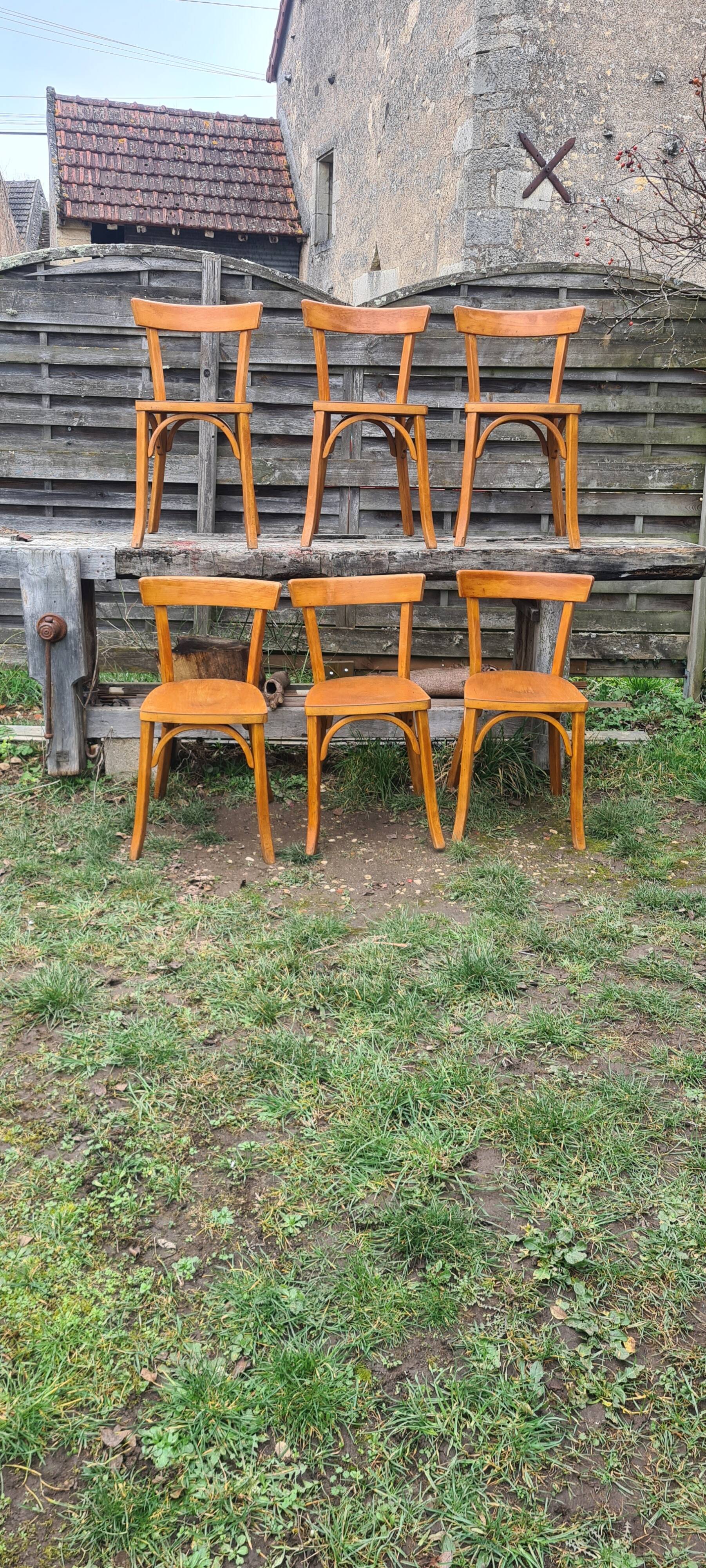 Set of 6 Luterma "bistro" chairs