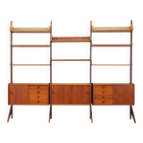 Teak system bookcase, Norwegian design, 1960s, production: Blindheim Mobelf