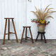 Tabouret en bois tourné
