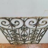 Wrought iron door grille