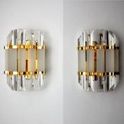 Pair of venini wall lamps, Glass, Italy, 1970