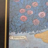 Poster exhibition Paul Poiret and Nicole Groult Paris 1986 Georges Barbier