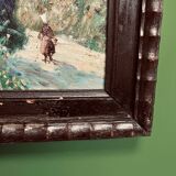 Tableau early 20th century "The Calvary"