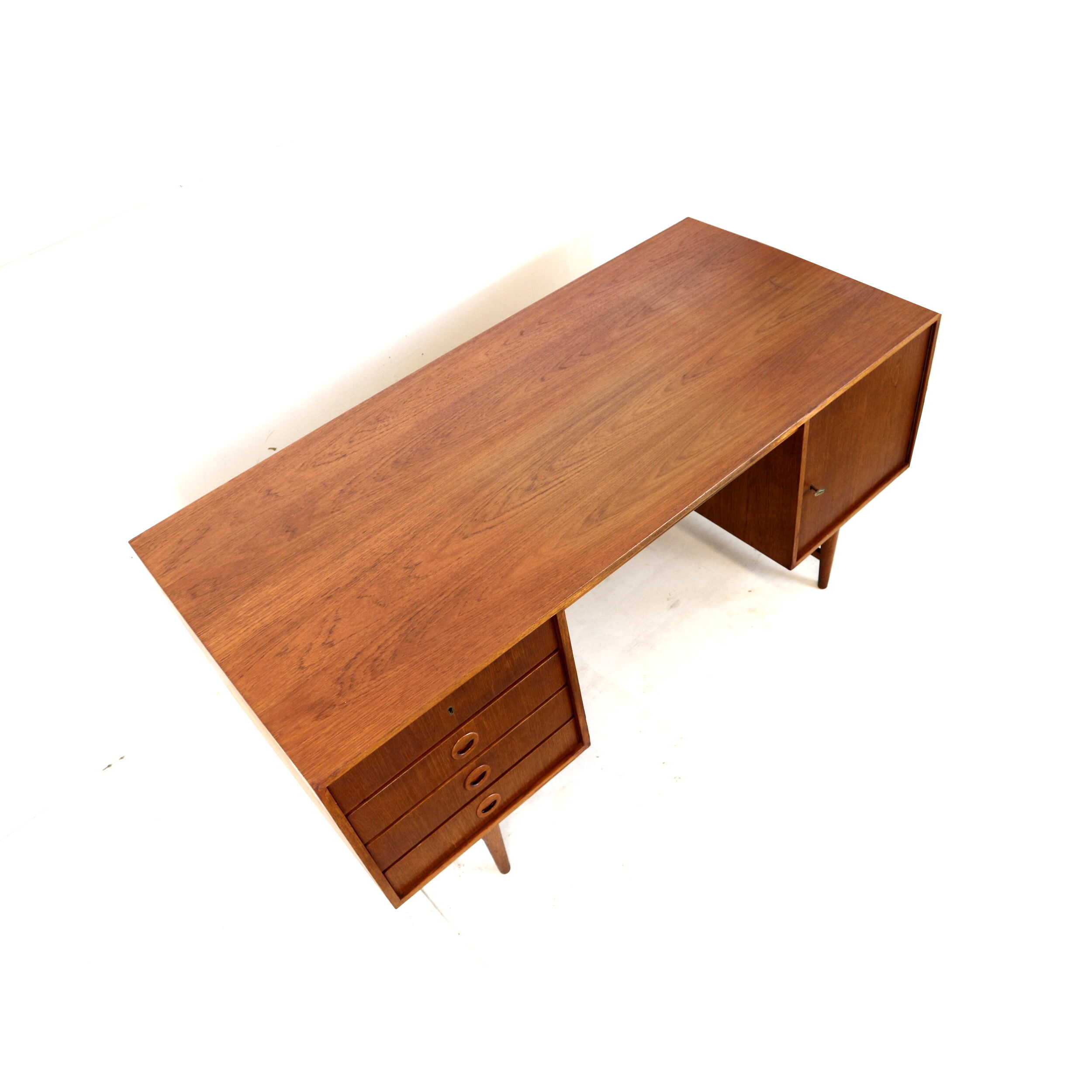 Vintage freestanding danish desk made in the 1960s