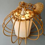 Rattan suspension from the 60s