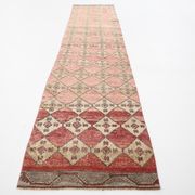 Tapis de course turc vintage 3x12, 85x374Cm