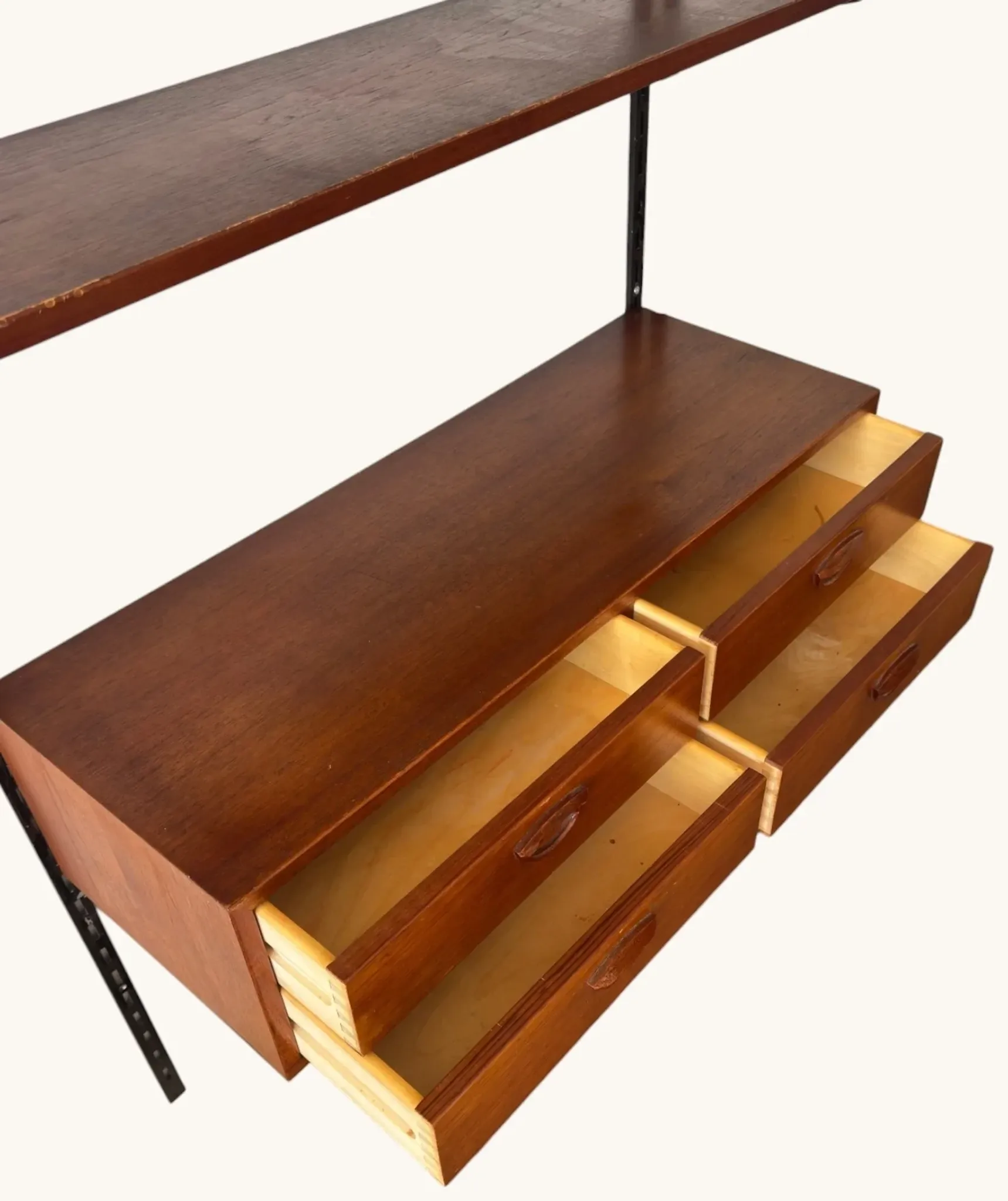 Danish wall system with drawer unit — Kai Kristiansen for FM Furniture