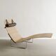 Chaise longue danoise vintage Poul Kjærholm "PK-24" en rotin, 1960
