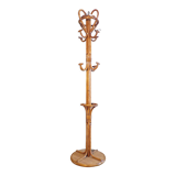 Rattan parrot coat rack