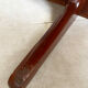 Vintage round Scandinavian table with extendable star center leg