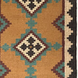 3 x 6, handmade jute-wool kilim rug, kilim carpet, 90x180cm