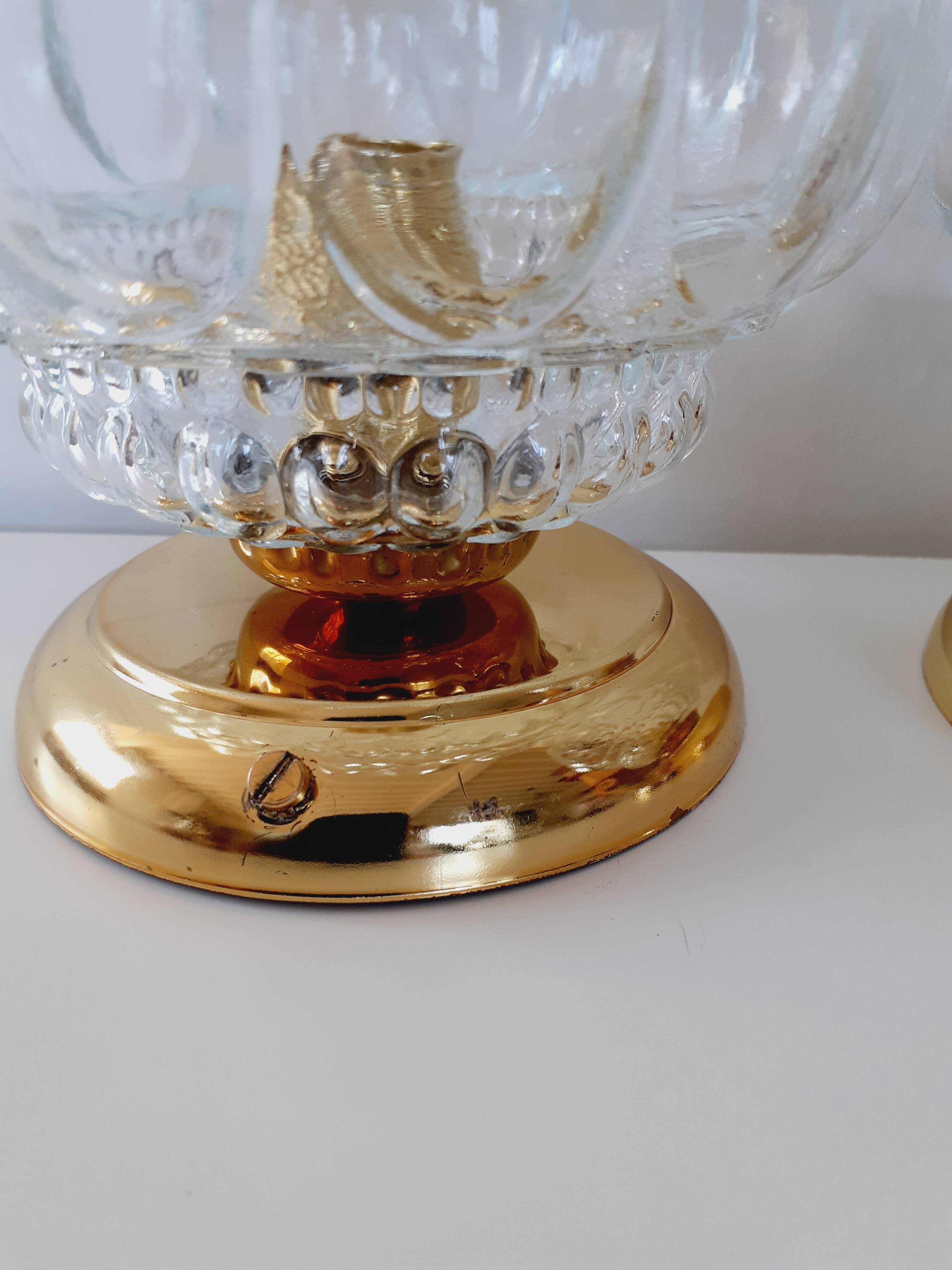 Pair of wall or ceiling lights