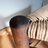 Mulched tripod stool