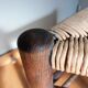 Mulched tripod stool