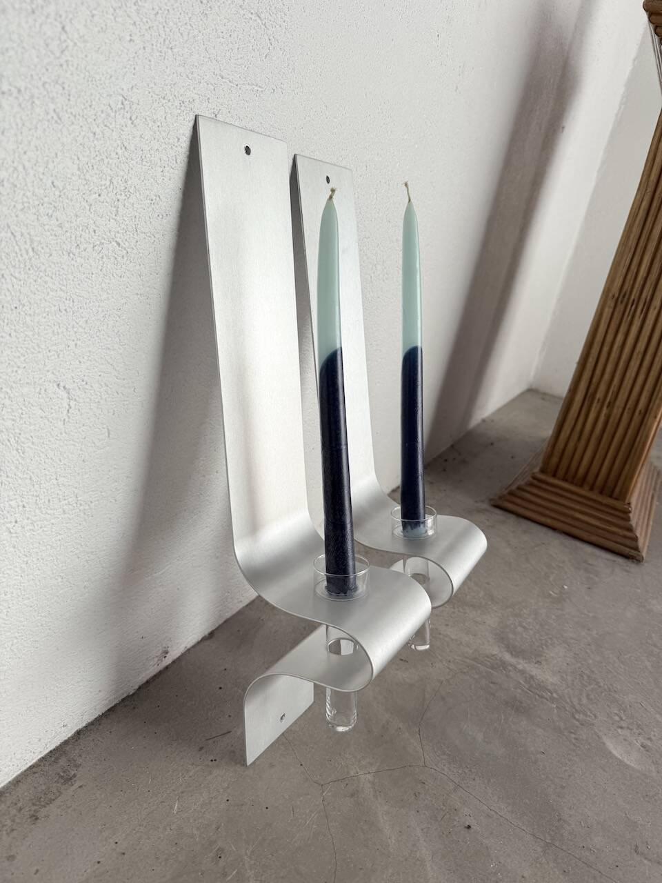 Soliflore ou bougeoirs muraux Ikea vintage