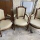 Louis XVI period cabriolet armchair