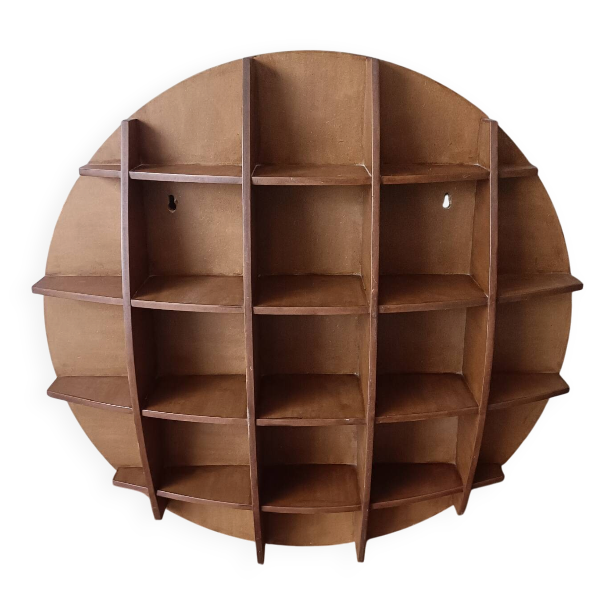 Vintage half-moon shelf