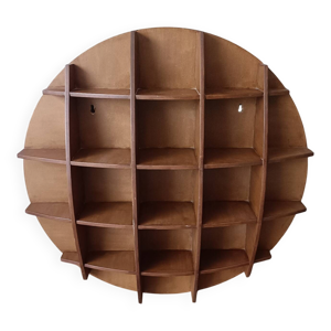 Étagère vintage demi-lune