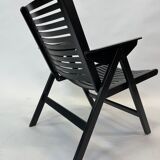 Niko Kralj Slovenian Rex Plywood Folding Chair for Stol 1950s in Black
