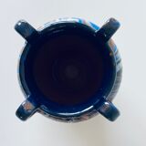 Vase old colors mixed with handles