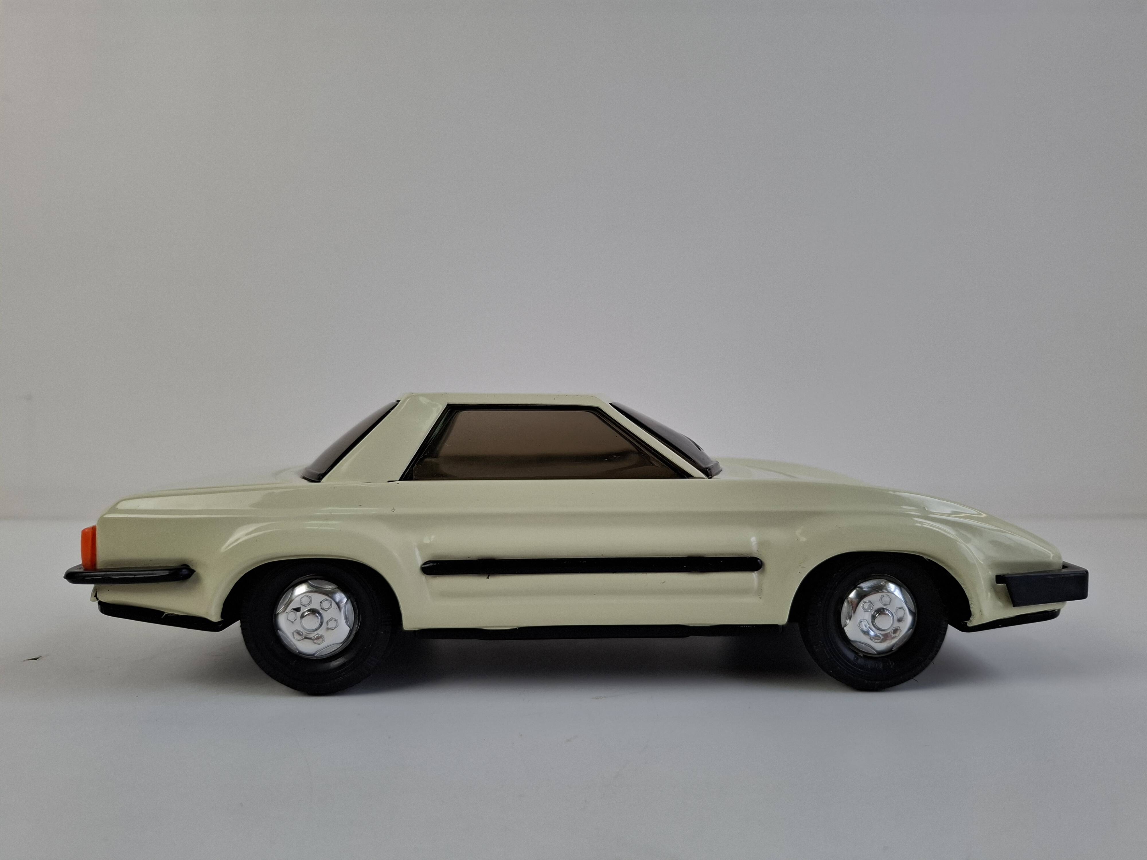 1970s Czechoslovak ITES IGRA Norma Tin Friction Toy Car Mid Century Modern