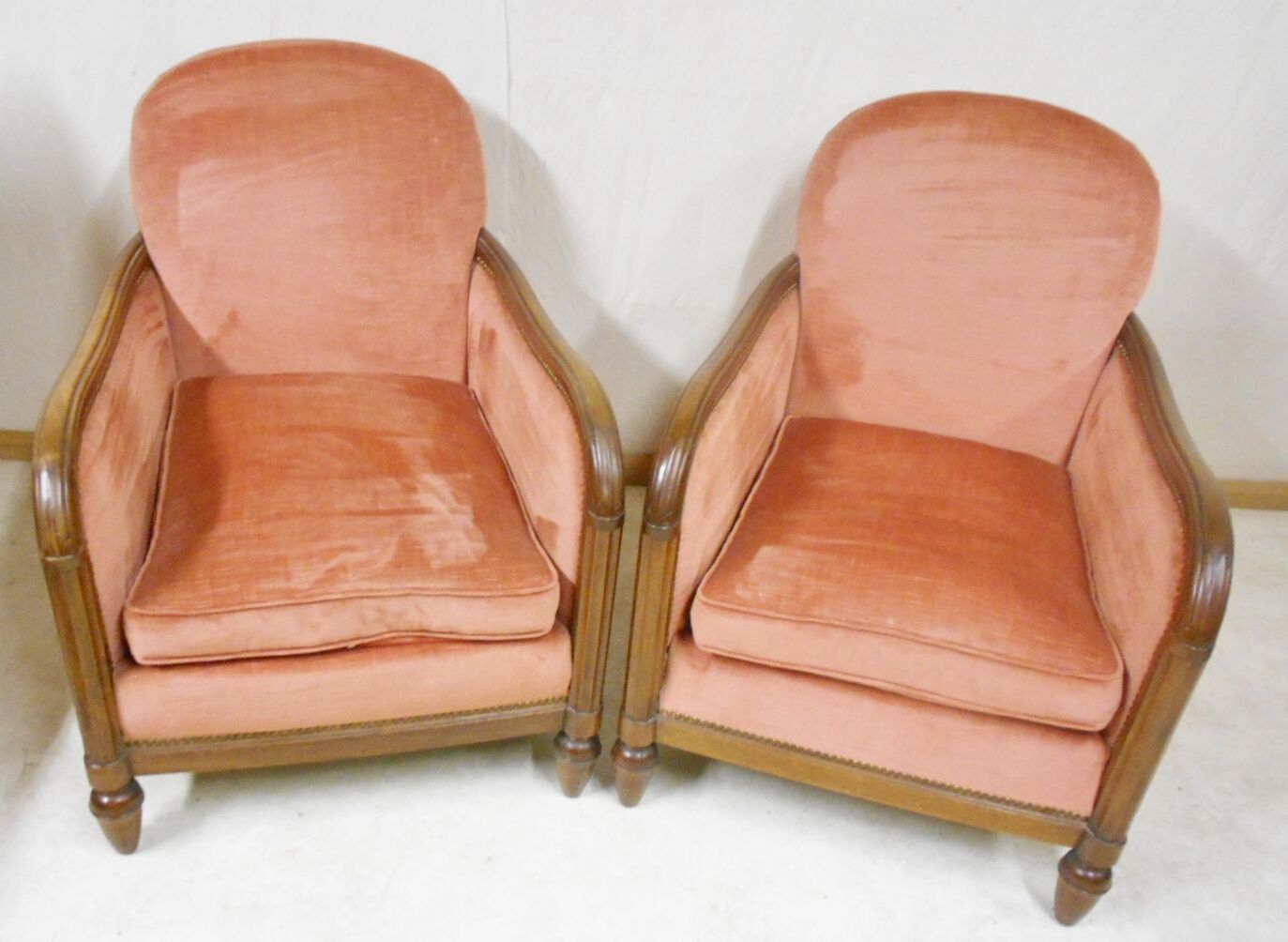 Pair of art deco armchairs