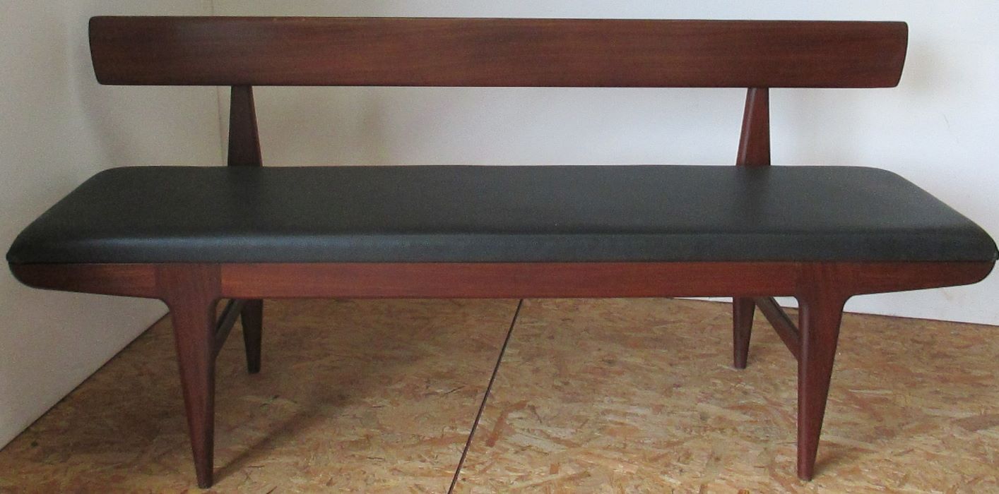 Scandinavian teak bench