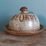 Jean-Pierre Prud’homme stoneware butter dish from Puisaye