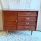 Vintage wooden sideboard / buffet - mid 20th century