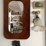 Miniature enhanced engraving, under glass, late 18th century painting, Netherlands