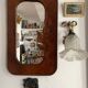 Miniature enhanced engraving, under glass, late 18th century painting, Netherlands