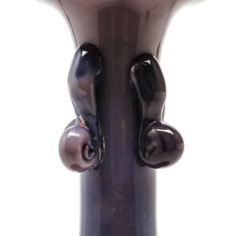 Modernism vase, glass, designed by J. Słuczan-Orkusz, Poland, 1970s