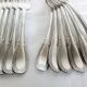 Baroque model silver metal cutlery service