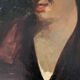 Charles Henri Gaston Dagnac-Riviere Impressionist Portrait Oil on Canvas