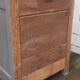 Buffet 1 porte en bois patiné gris