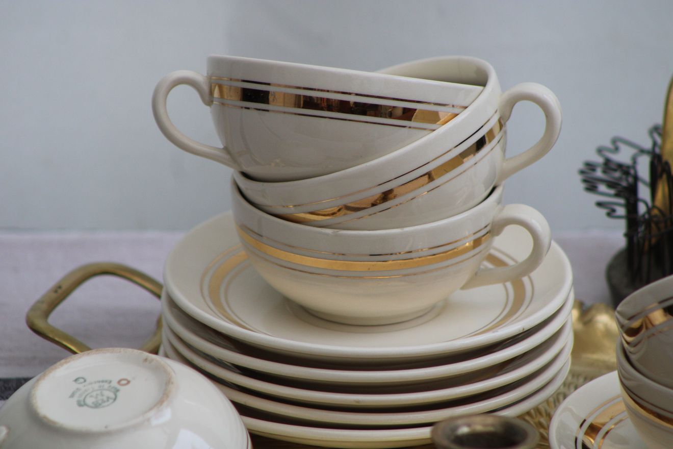 Set of 6 villeroy and boch coffee cups